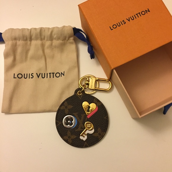 Louis Vuitton Accessories - LV Love Lock Monogram Bag Charm and Key Holder